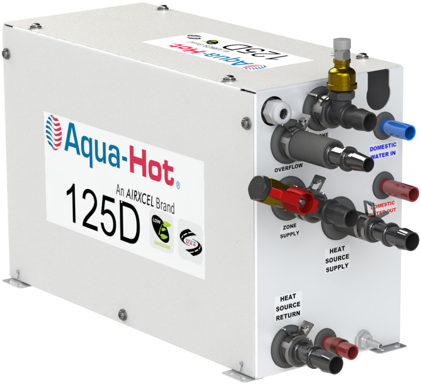 AquaHot 125D hydronic heating for class B RV’s