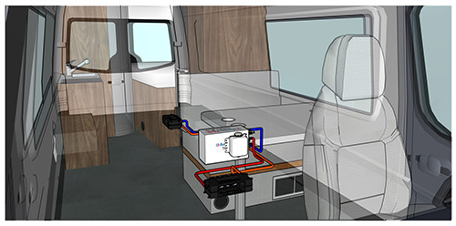 12 Volt Water Boiler for Vans and Campers by EX-UP — Expedition Upfitter